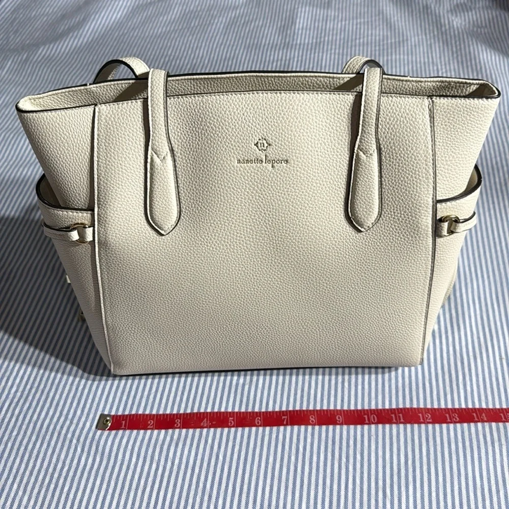 Nanette Lepore - Cream Ivory - Vegan Leather Tote Shoulder Bag - Listing #2